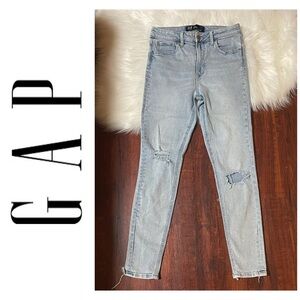 GAP Women's High Rise Super Stretch Denim Jegging size 6/28
